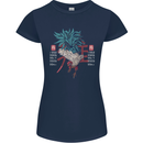 Chinese Zodiac Year of the Rooster Womens Petite Cut T-Shirt Navy Blue