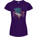 Chinese Zodiac Year of the Rooster Womens Petite Cut T-Shirt Purple
