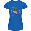 Chinese Zodiac Year of the Rooster Womens Petite Cut T-Shirt Royal Blue