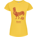 Chinese Zodiac Year of the Rooster Womens Petite Cut T-Shirt Yellow