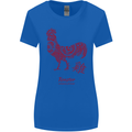 Chinese Zodiac Year of the Rooster Womens Wider Cut T-Shirt Royal Blue
