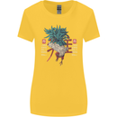 Chinese Zodiac Year of the Rooster Womens Wider Cut T-Shirt Yellow