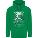 Chips Police Motorcycle Drama Motorbike Childrens Kids Hoodie Irish Green