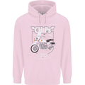 Chips Police Motorcycle Drama Motorbike Childrens Kids Hoodie Light Pink