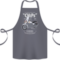 Chips Police Motorcycle Drama Motorbike Cotton Apron 100% Organic Steel