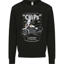 Chips Police Motorcycle Drama Motorbike Kids Sweatshirt Jumper Black