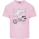 Chips Police Motorcycle Drama Motorbike Kids T-Shirt Childrens Light Pink