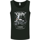 Chips Police Motorcycle Drama Motorbike Mens Vest Tank Top Black