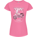 Chips Police Motorcycle Drama Motorbike Womens Petite Cut T-Shirt Azalea