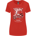 Chips Police Motorcycle Drama Motorbike Womens Wider Cut T-Shirt Red
