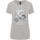 Chips Police Motorcycle Drama Motorbike Womens Wider Cut T-Shirt Sports Grey