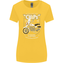 Chips Police Motorcycle Drama Motorbike Womens Wider Cut T-Shirt Yellow