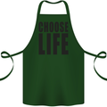 Choose Life Fancy Dress Outfit Costume Cotton Apron 100% Organic Forest Green