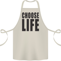 Choose Life Fancy Dress Outfit Costume Cotton Apron 100% Organic Natural