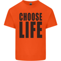 Choose Life Fancy Dress Outfit Costume Kids T-Shirt Childrens Orange