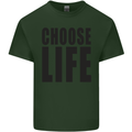 Choose Life Fancy Dress Outfit Costume Mens Cotton T-Shirt Tee Top Forest Green