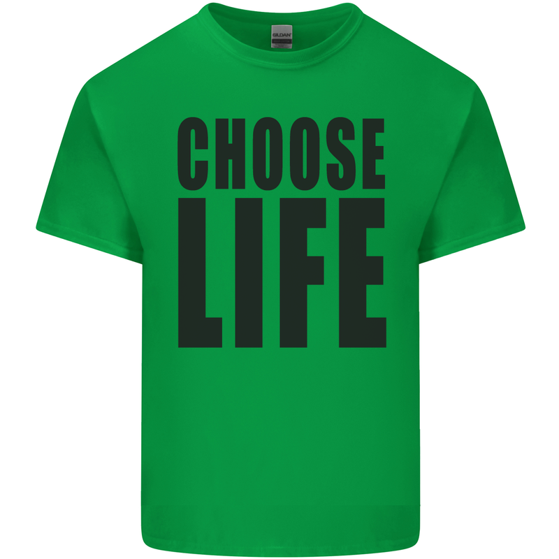 Choose Life Fancy Dress Outfit Costume Mens Cotton T-Shirt Tee Top Irish Green