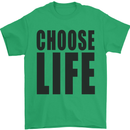 Choose Life Fancy Dress Outfit Costume Mens T-Shirt Cotton Gildan Irish Green