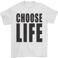 Choose Life Fancy Dress Outfit Costume Mens T-Shirt Cotton Gildan White