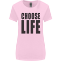 Choose Life Fancy Dress Outfit Costume Womens Wider Cut T-Shirt Light Pink