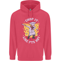 Chop It Like Its Hot Funny Chef Cook BBQ Childrens Kids Hoodie Heliconia