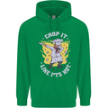 Chop It Like Its Hot Funny Chef Cook BBQ Childrens Kids Hoodie Irish Green