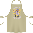 Chop It Like Its Hot Funny Chef Cook BBQ Cotton Apron 100% Organic Khaki