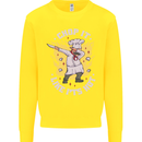 Chop It Like Its Hot Funny Chef Cook BBQ Kids Sweatshirt Jumper Yellow