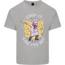 Chop It Like Its Hot Funny Chef Cook BBQ Kids T-Shirt Childrens Sports Grey