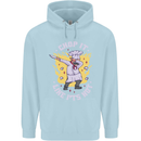 Chop It Like Its Hot Funny Chef Cook BBQ Mens 80% Cotton Hoodie Light Blue