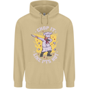 Chop It Like Its Hot Funny Chef Cook BBQ Mens 80% Cotton Hoodie Sand