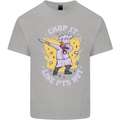 Chop It Like Its Hot Funny Chef Cook BBQ Mens Cotton T-Shirt Tee Top Sports Grey