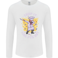 Chop It Like Its Hot Funny Chef Cook BBQ Mens Long Sleeve T-Shirt White