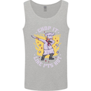 Chop It Like Its Hot Funny Chef Cook BBQ Mens Vest Tank Top Sports Grey