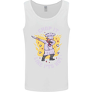 Chop It Like Its Hot Funny Chef Cook BBQ Mens Vest Tank Top White