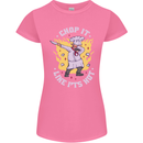 Chop It Like Its Hot Funny Chef Cook BBQ Womens Petite Cut T-Shirt Azalea