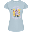 Chop It Like Its Hot Funny Chef Cook BBQ Womens Petite Cut T-Shirt Light Blue