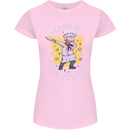 Chop It Like Its Hot Funny Chef Cook BBQ Womens Petite Cut T-Shirt Light Pink