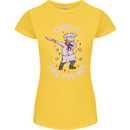 Chop It Like Its Hot Funny Chef Cook BBQ Womens Petite Cut T-Shirt Yellow