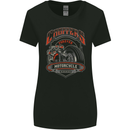 Choppers Forever Biker Motorcycle Motorbike Womens Wider Cut T-Shirt Black