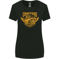 Choppers Legend Motorcycle Motorbike Biker Womens Wider Cut T-Shirt Black