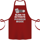 Christian Pioneer Mode Funny Christianity Cotton Apron 100% Organic Maroon