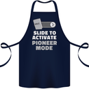 Christian Pioneer Mode Funny Christianity Cotton Apron 100% Organic Navy Blue