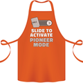 Christian Pioneer Mode Funny Christianity Cotton Apron 100% Organic Orange