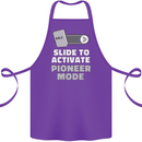Christian Pioneer Mode Funny Christianity Cotton Apron 100% Organic Purple