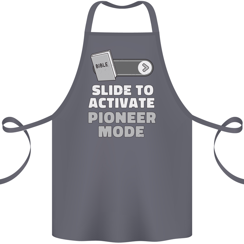 Christian Pioneer Mode Funny Christianity Cotton Apron 100% Organic Steel