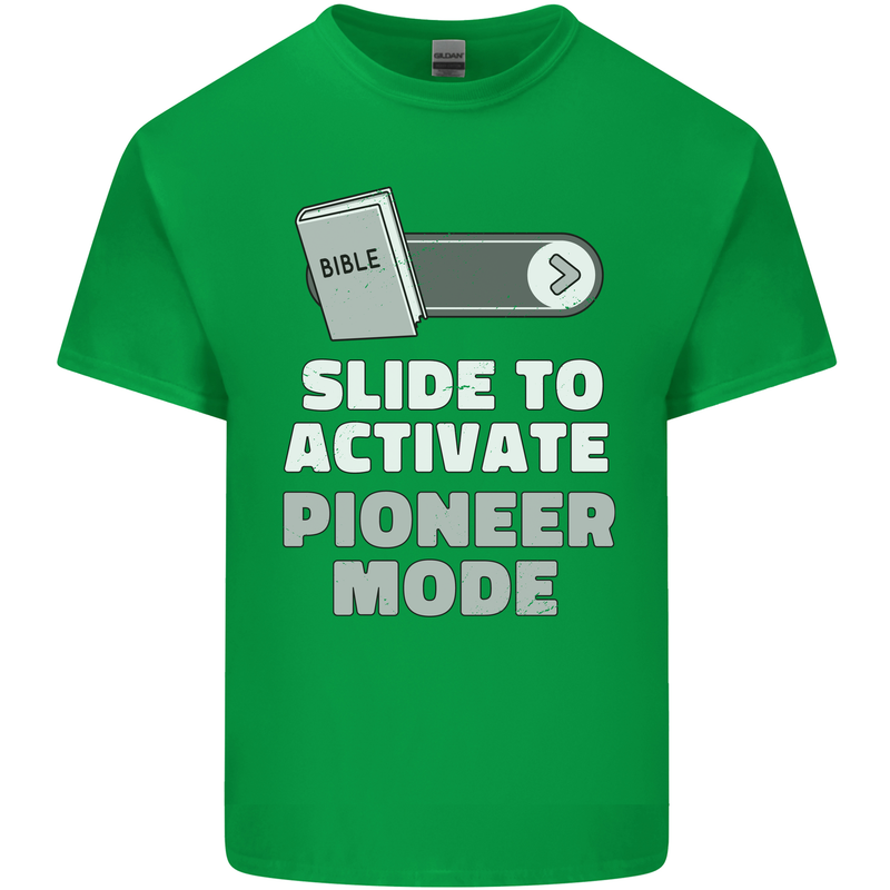 Christian Pioneer Mode Funny Christianity Kids T-Shirt Childrens Irish Green