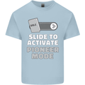 Christian Pioneer Mode Funny Christianity Kids T-Shirt Childrens Light Blue