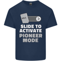 Christian Pioneer Mode Funny Christianity Kids T-Shirt Childrens Navy Blue