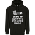 Christian Pioneer Mode Funny Christianity Mens 80% Cotton Hoodie Black